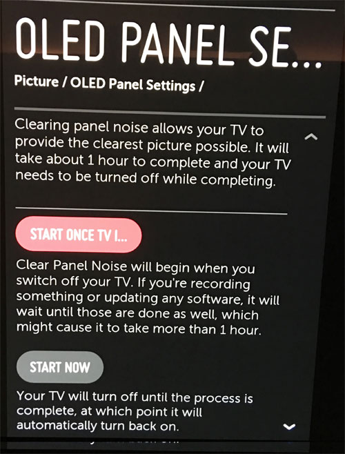 Clear Panel Noise
