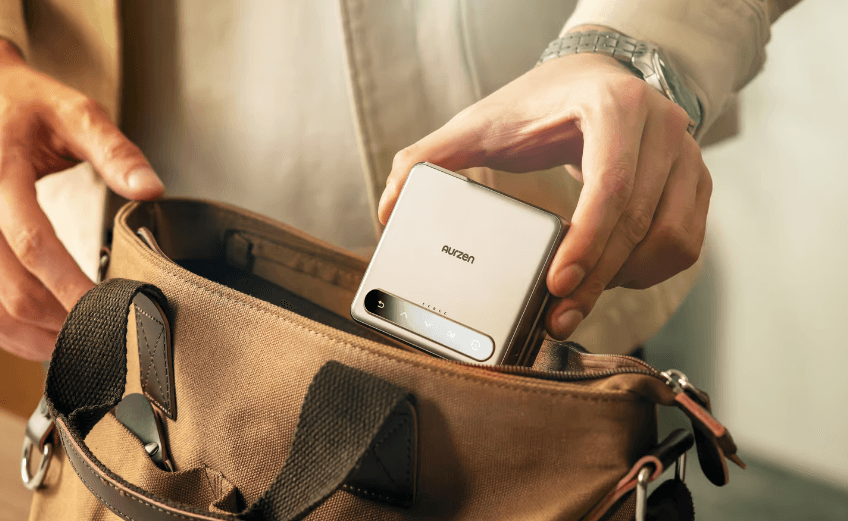 Aurzen's tri-folding Zip might just be the world's smallest standalone projector