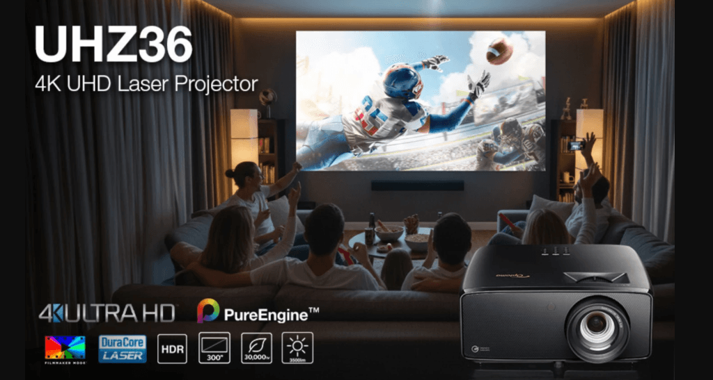 Optoma’s UHZ36 promises to transform any living room into a cinema