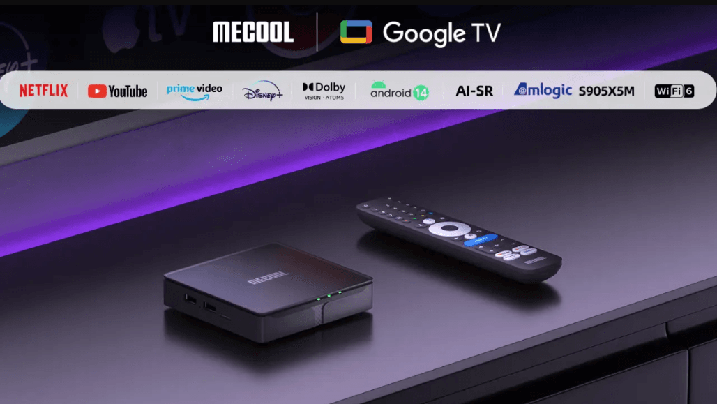 Mecool's new Google TV streamer has a powerful chip and expandable storage