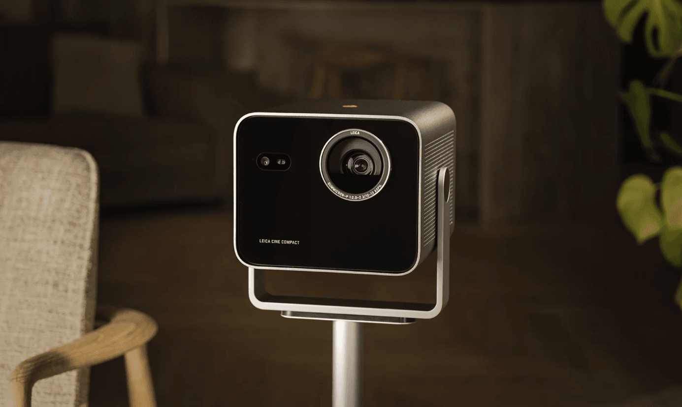 Leica's Cine Compact 1 is a dazzling portable projector that oozes with style