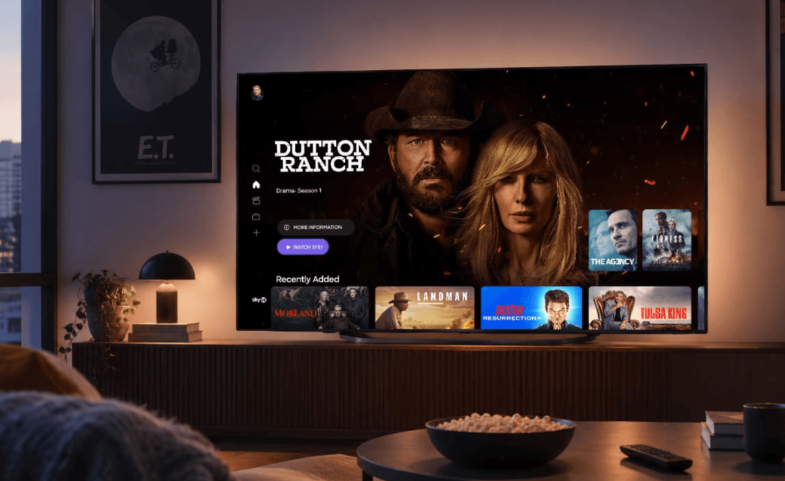 Philips' 2026 TVs in Europe get the SkyShowtime app