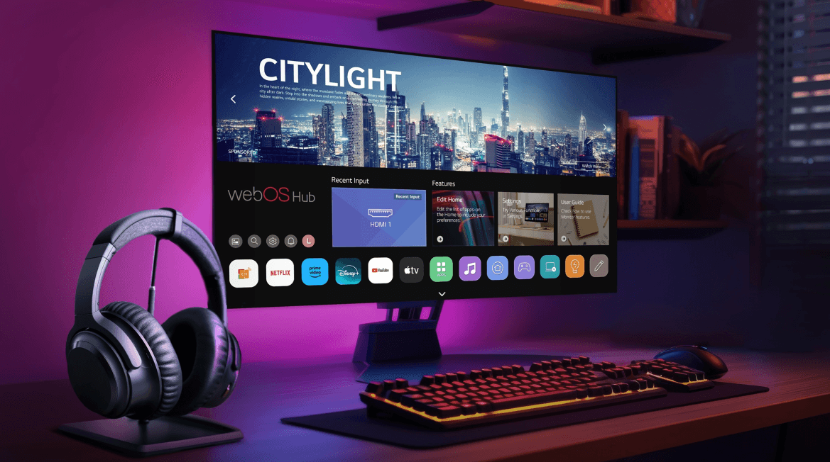 LG's webOS to power other brand's gaming monitors