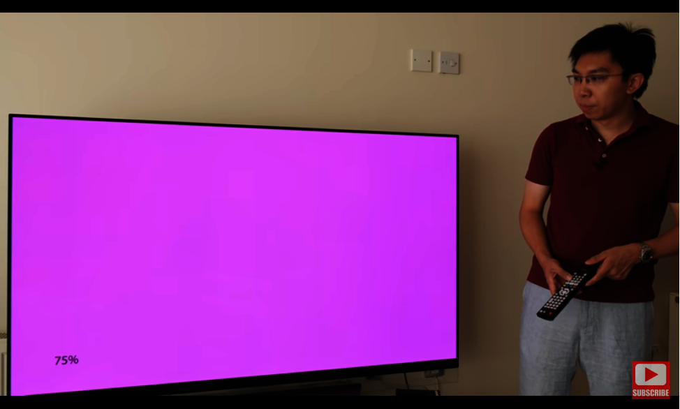 OLED Burn in Test  Check Screen Burn in OLED TV (100% Fix)