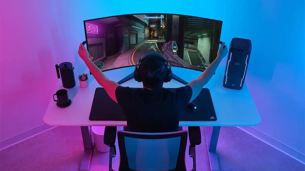 Corsair's bendable OLED Flex gaming display now available to pre-order