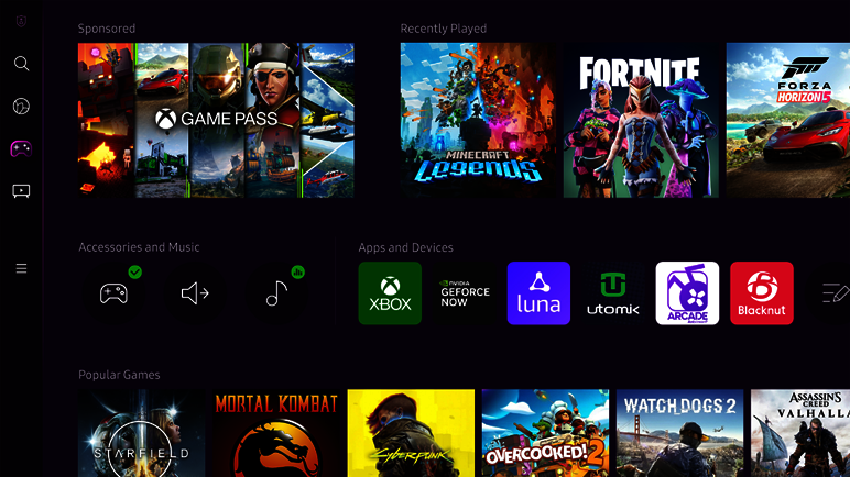 Xbox leva aplicativo de games para TVs da Samsung